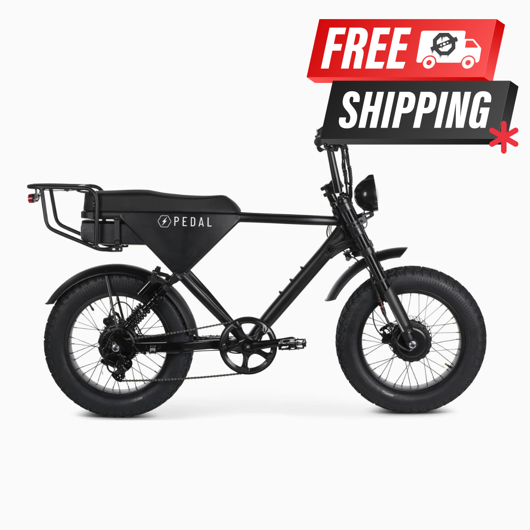 Moped Pedal Power Bicycle Moped Style Electric Bicycle