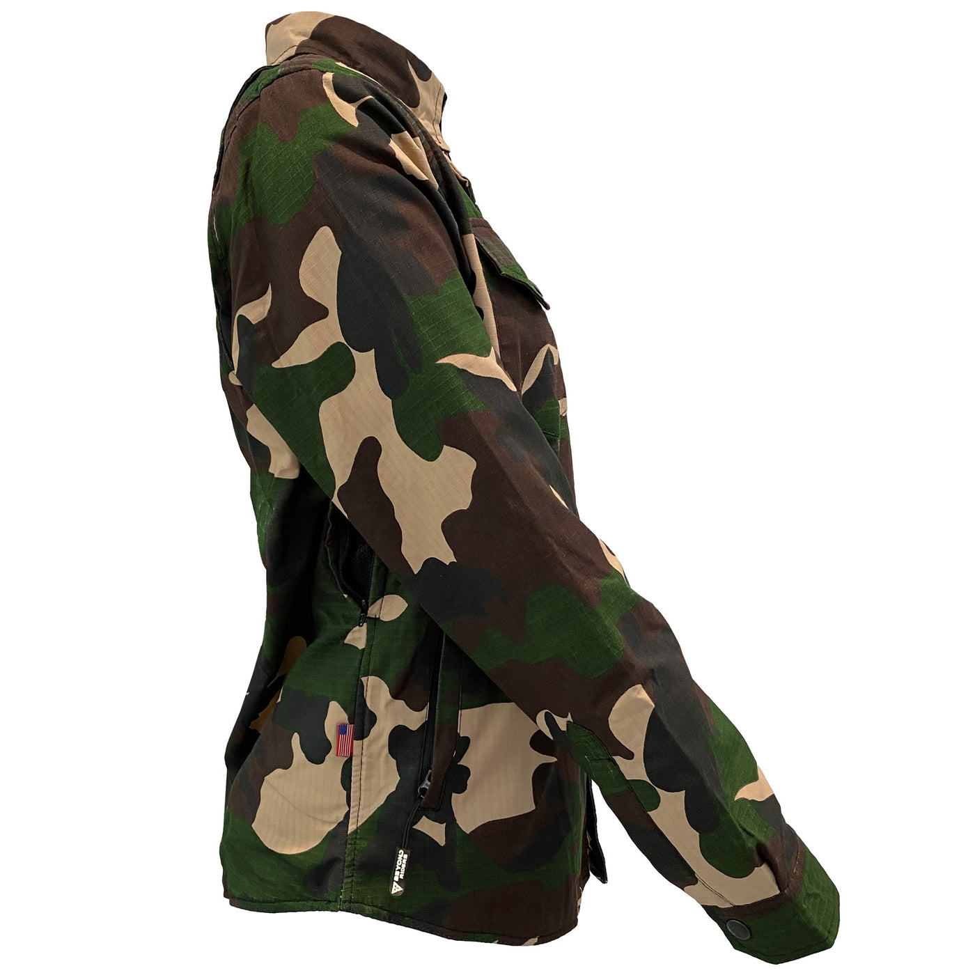 Protective Camouflage Shirt with Pads for Women "Knight Hawk" - Dark Color