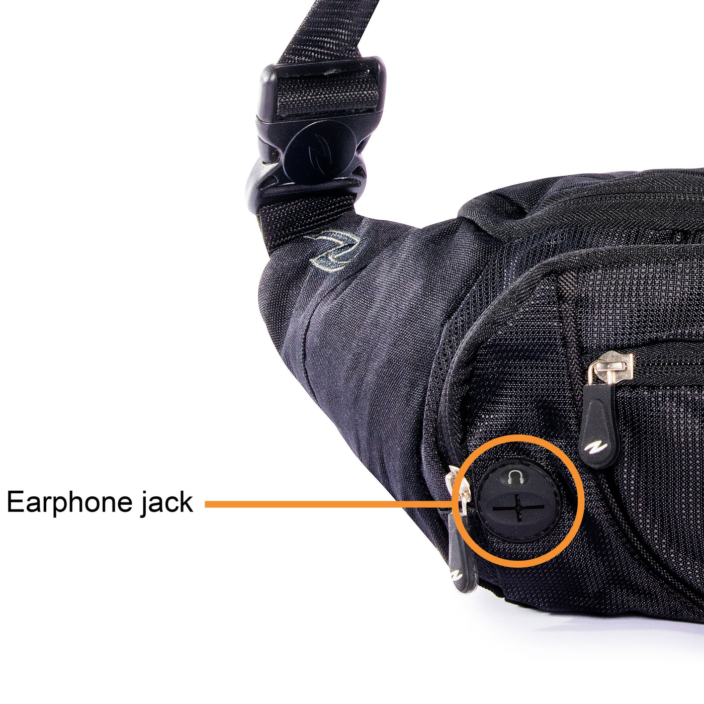 Zol Big Waist Bag with Black Bottle Opener