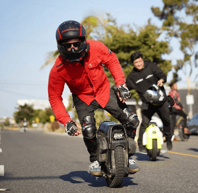 Protective Flannel Shirt with Pads - Red Solid