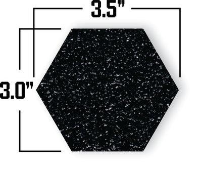 3" Hex 1WP Ignite Foam Grip Tape - 11"x12" Sheet - 2mm