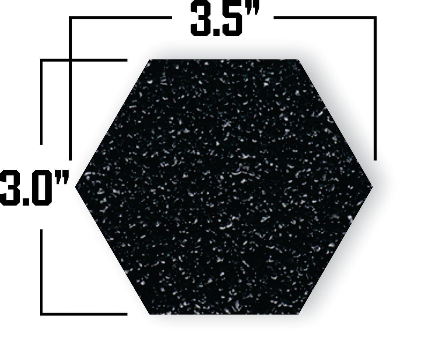 3" Hex 1WP Ignite Grip Tape - 11"x12" Sheet - No Foam