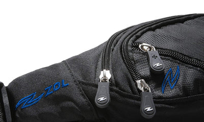 Zol Classic Medium Sport and Travel Fashion Fanny Pack Men Women Waist Bag 3 Pockets