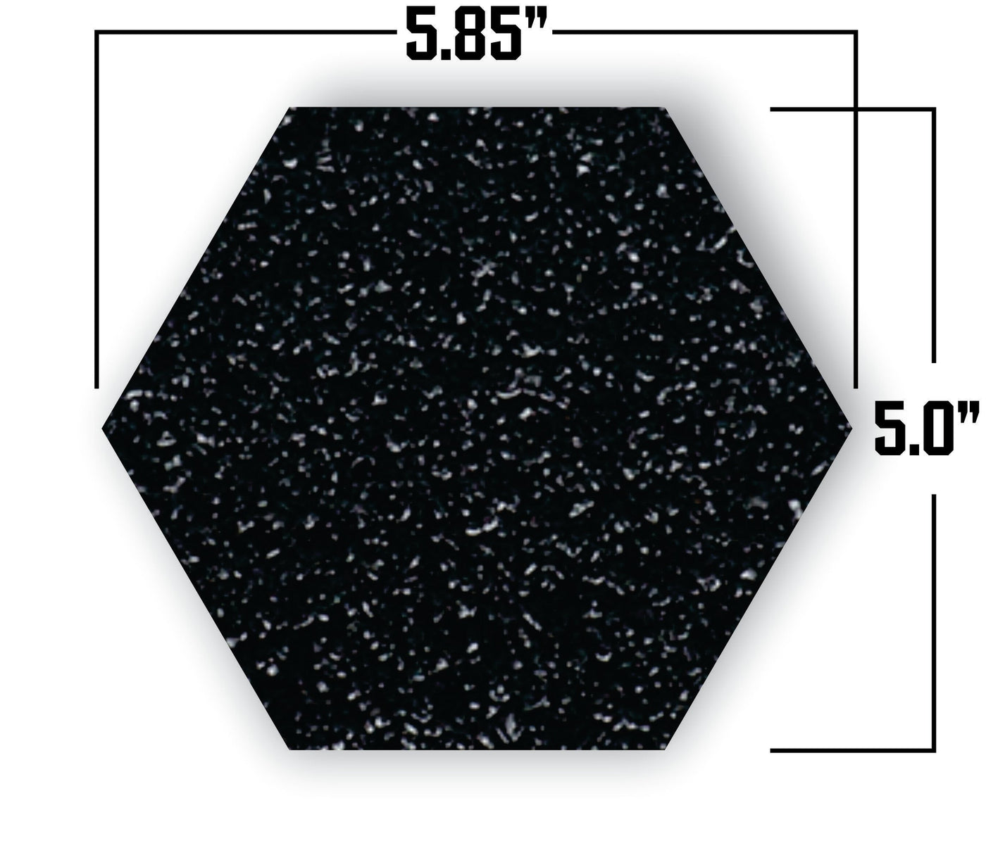 5" Hex 1WP Ignite Foam Grip Tape - 11"x12" Sheet - 2mm