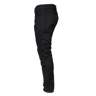 Straight Leg Protective Jeans with Pads - Black