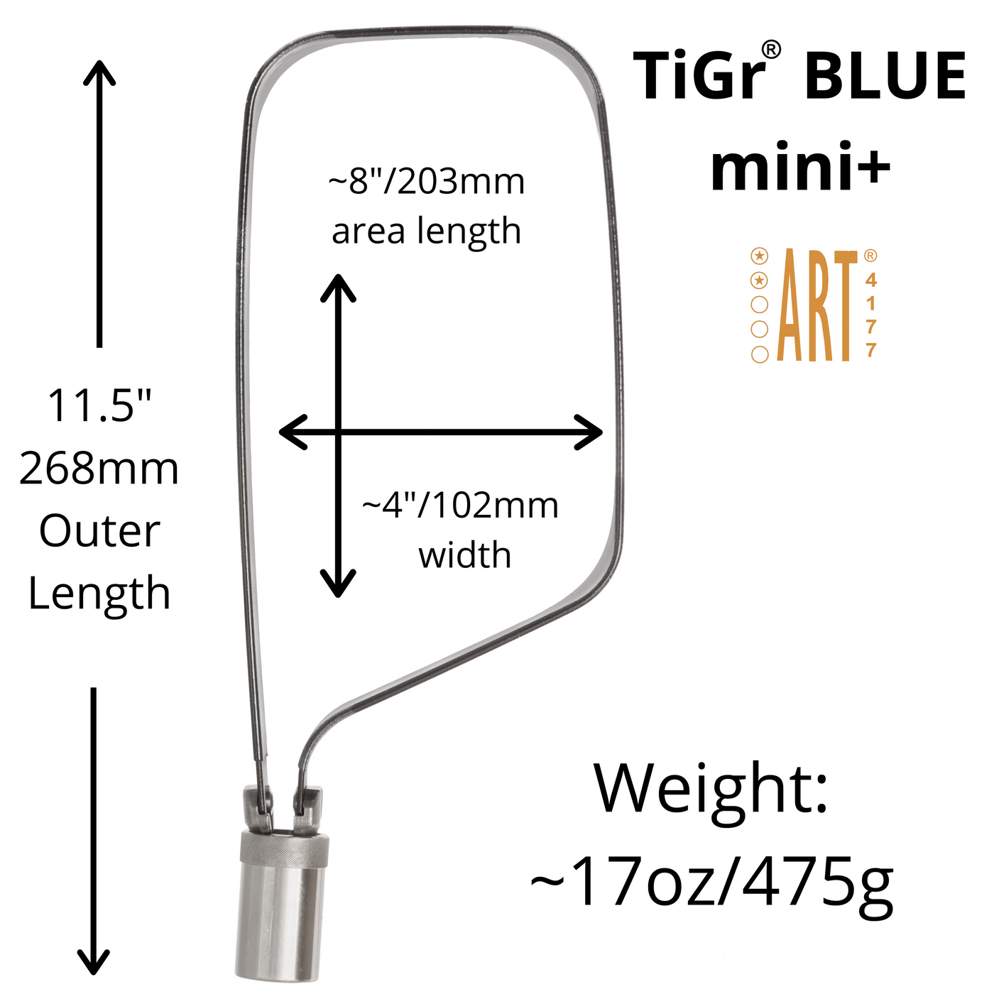 TiGr Blue mini+ High Carbon Blue Steel U-Lock – One Stop Board Shop