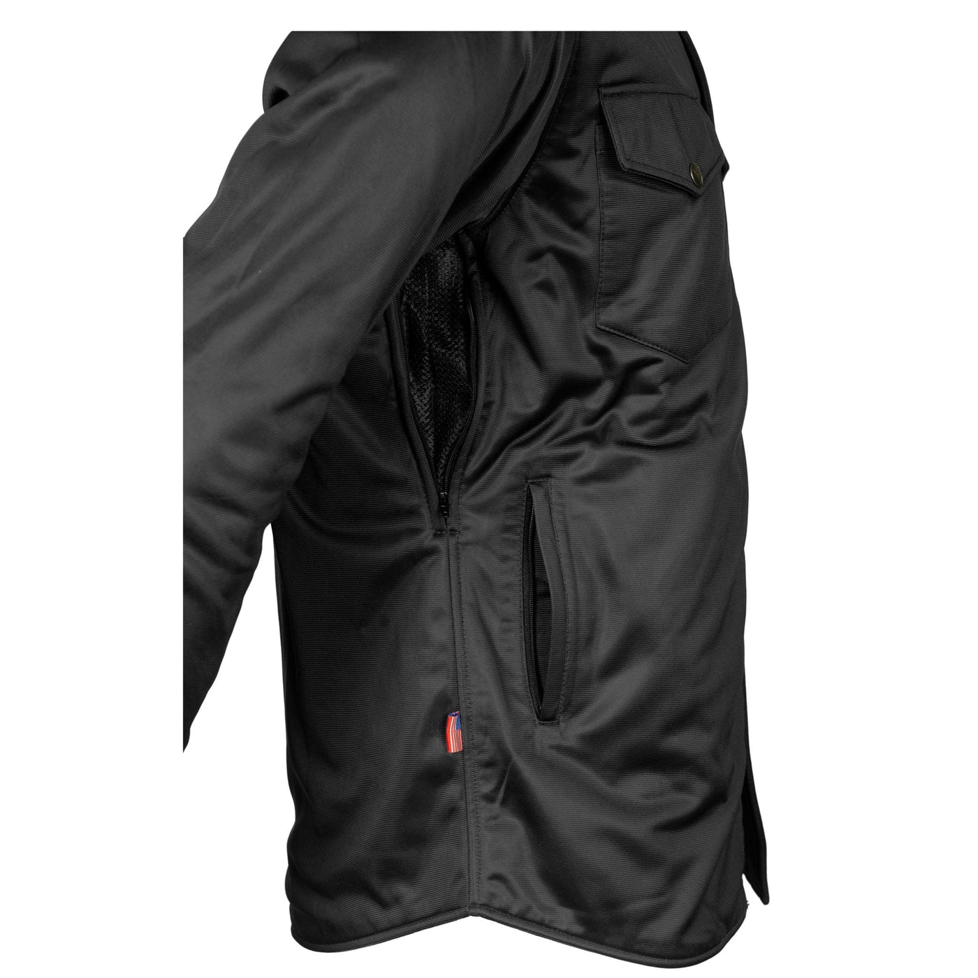 Ultra Protective Shirt with Pads - Black Solid