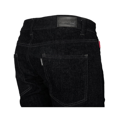 Straight Leg Protective Jeans with Pads - Black