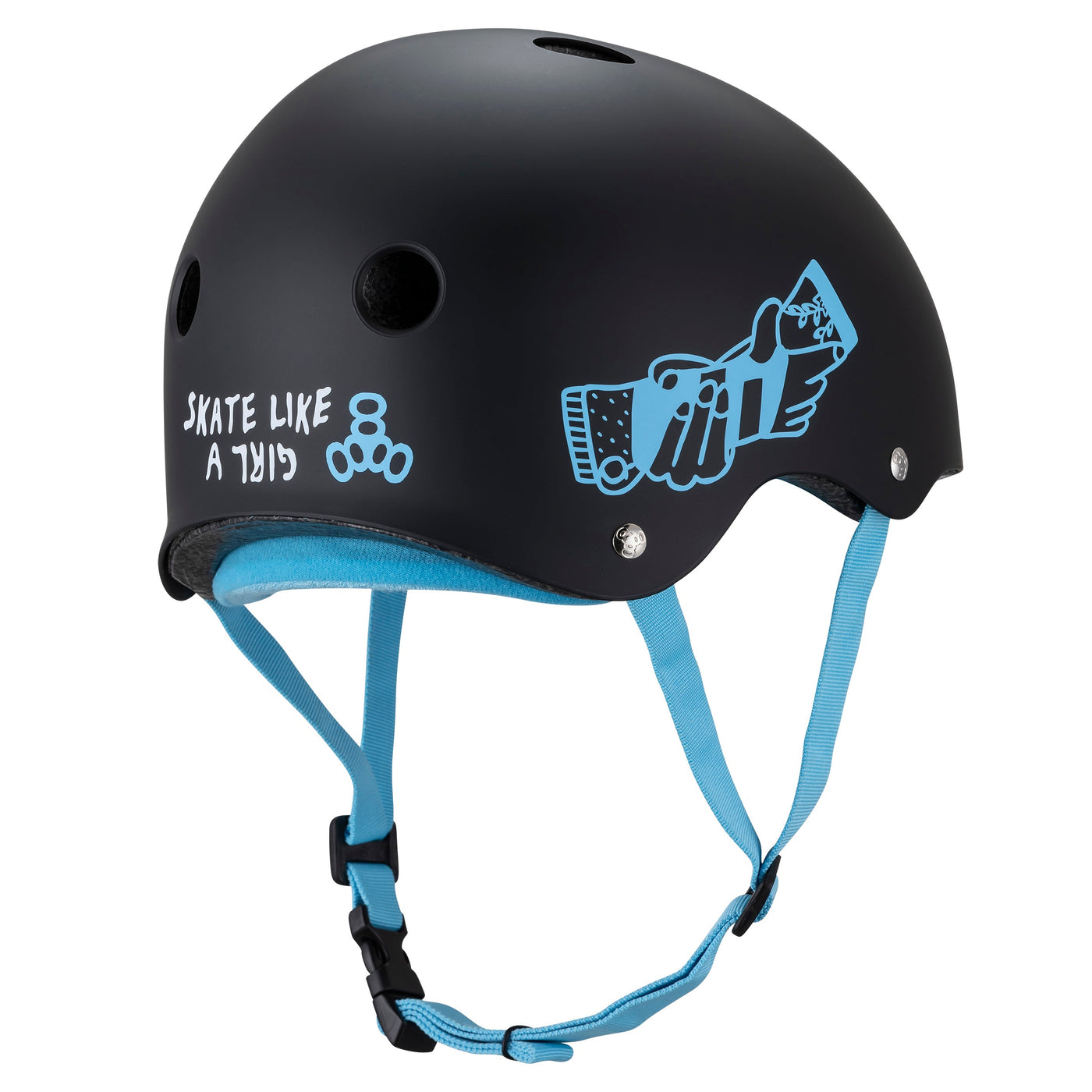 The Certified Sweatsaver Helmet - Skate Like A Girl by Triple 8