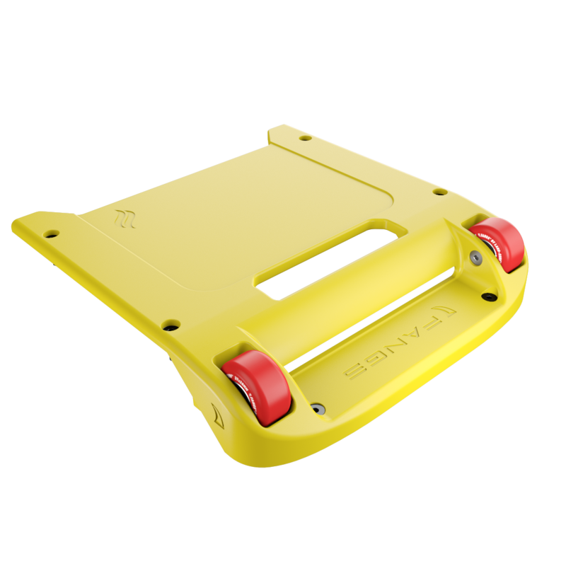 FANGS - Yellow Bumper and Red Wheels - Onewheel+ XR