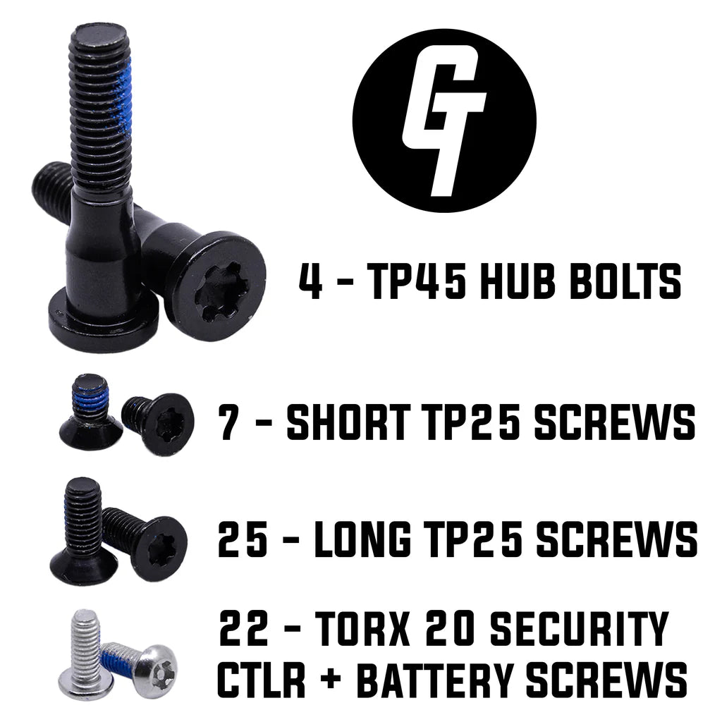 Screw Kit - Onewheel GT-S and Onewheel GT Compatible