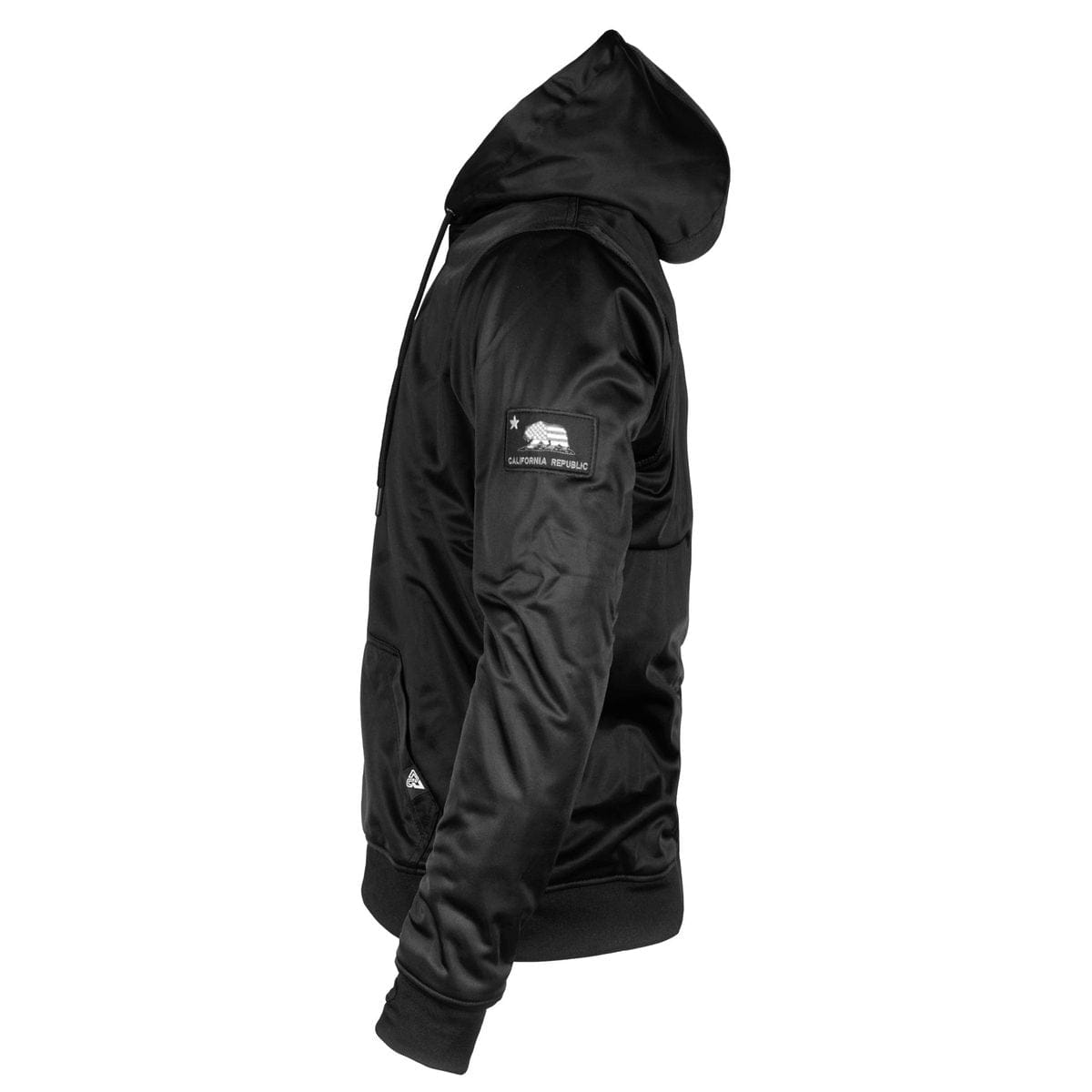 Ultra Protective Hoodie with Pads - Black Solid