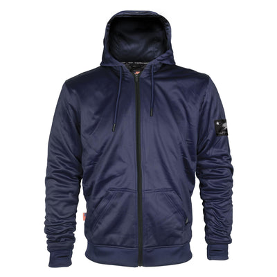 Ultra Protective Hoodie with Pads - Dark Navy Blue Solid