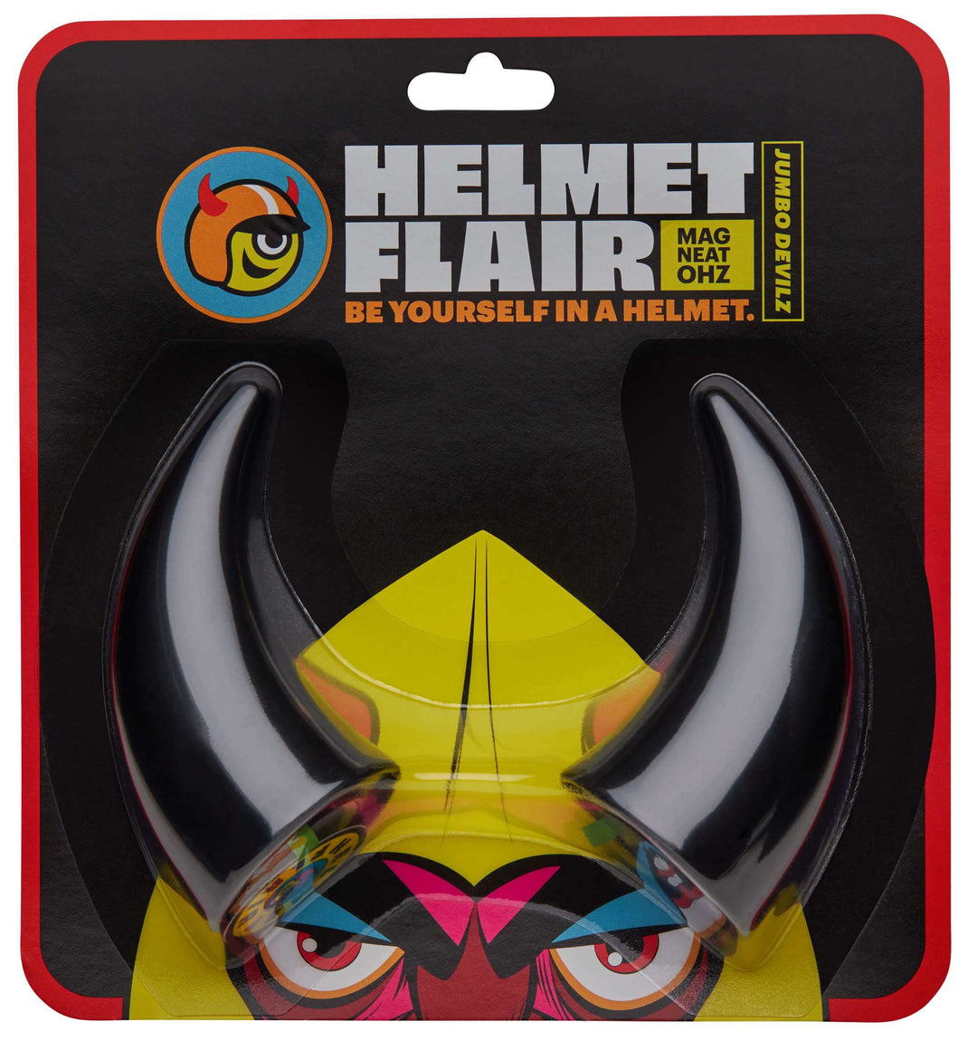 devil horns for motorcycle helmets MagNeatOhz: Large Black Devil Horns for Helmet