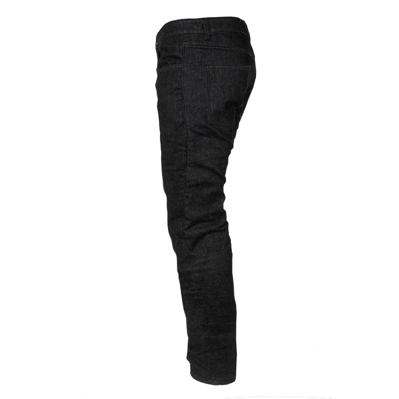 Relaxed Fit Protective Jeans with Pads - Black