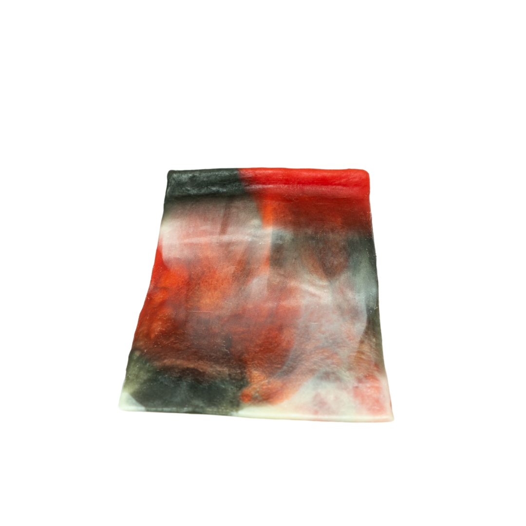 OSBS Bonk Rock - The Ramp Rock - Red, Black, and White Swirl