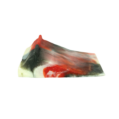 OSBS Bonk Rock - The Ramp Rock - Red, Black, and White Swirl