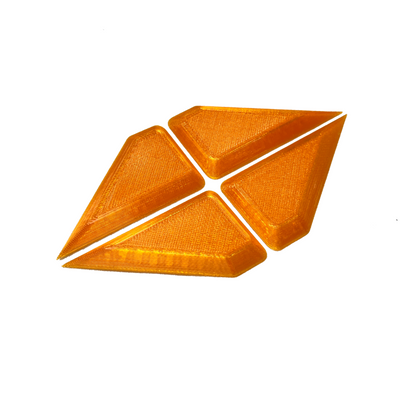 Tangerine Orange OSBS Rail Armor for Onewheel Pint and Pint X - Onewheel Rail Guards