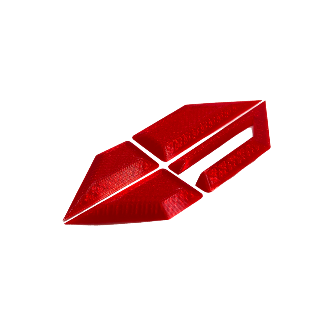 Ruby Red OSBS Rail Armor for Onewheel+ XR - Onewheel Rail Guards