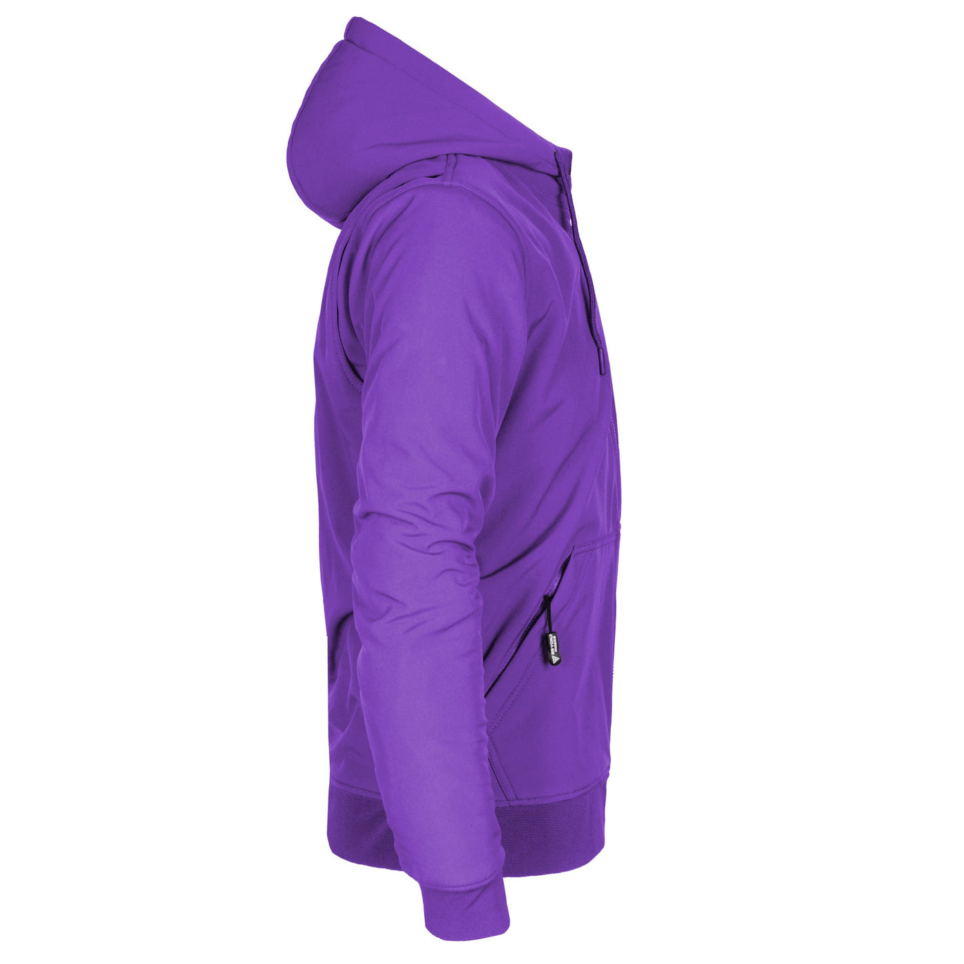 Protective SoftShell Unisex Hoodie with Pads - Purple Matte