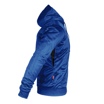 Ultra Protective Hoodie with Pads - Blue Solid