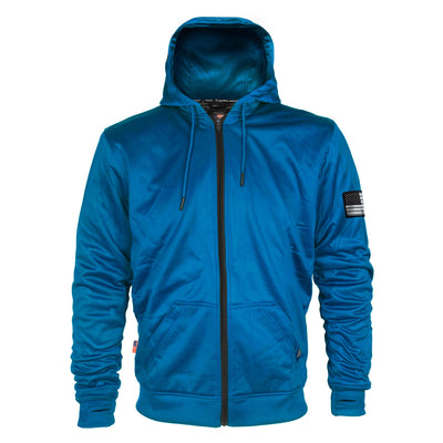 Ultra Protective Hoodie with Pads - Teal Solid