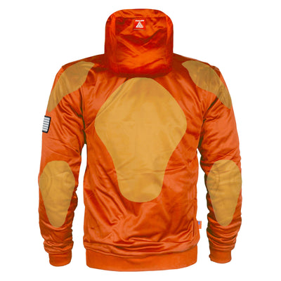 Ultra Protective Hoodie with Pads - Orange Solid