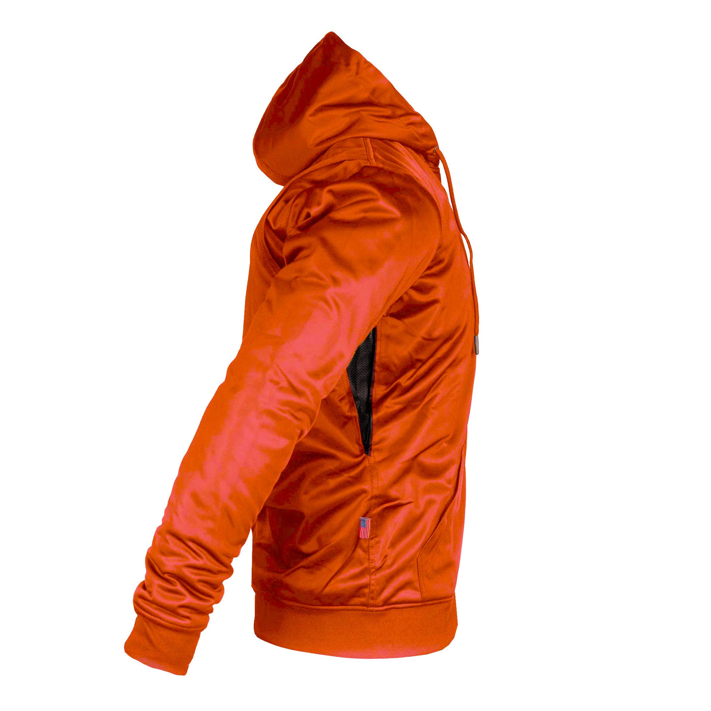 Ultra Protective Hoodie with Pads - Orange Solid
