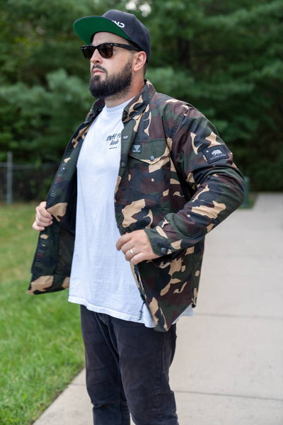 Protective Camouflage Shirt - "Knight Hawk" - Level 1 Pads