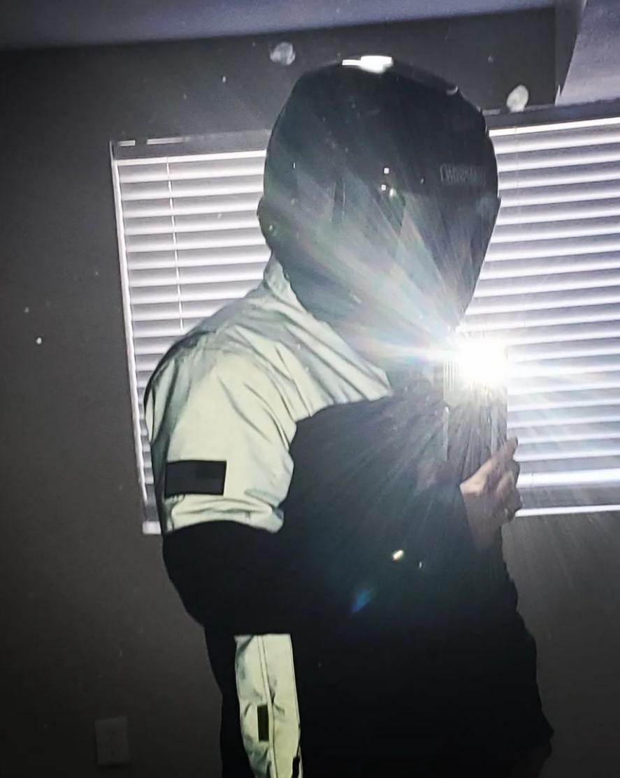 Ultra Reflective Shirt "Nightfall Nebula"  with Pads - Black