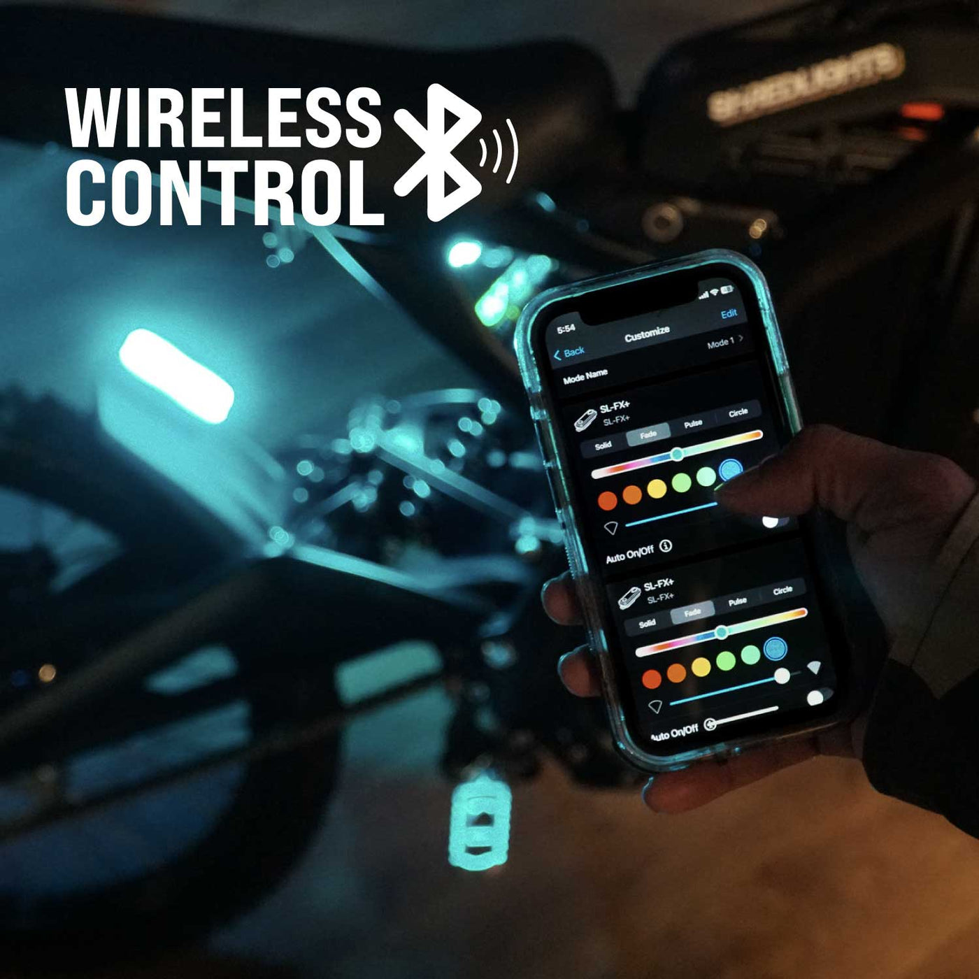 SL-FX+ E-Bike Underglow by Shredlights