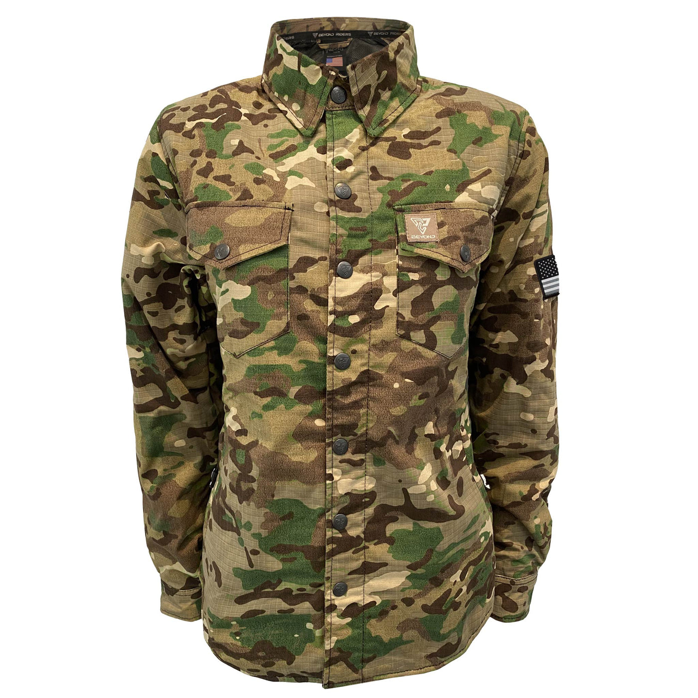 Protective Camouflage Shirt with Pads for Women "Delta Four" - Light Color