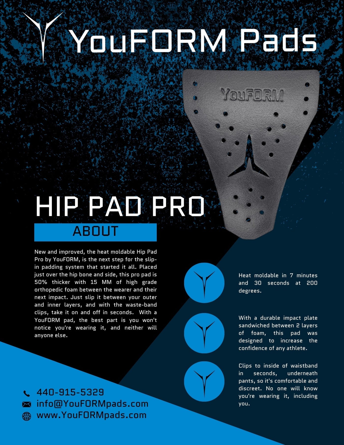 Hip Pad Pro by YouFORM