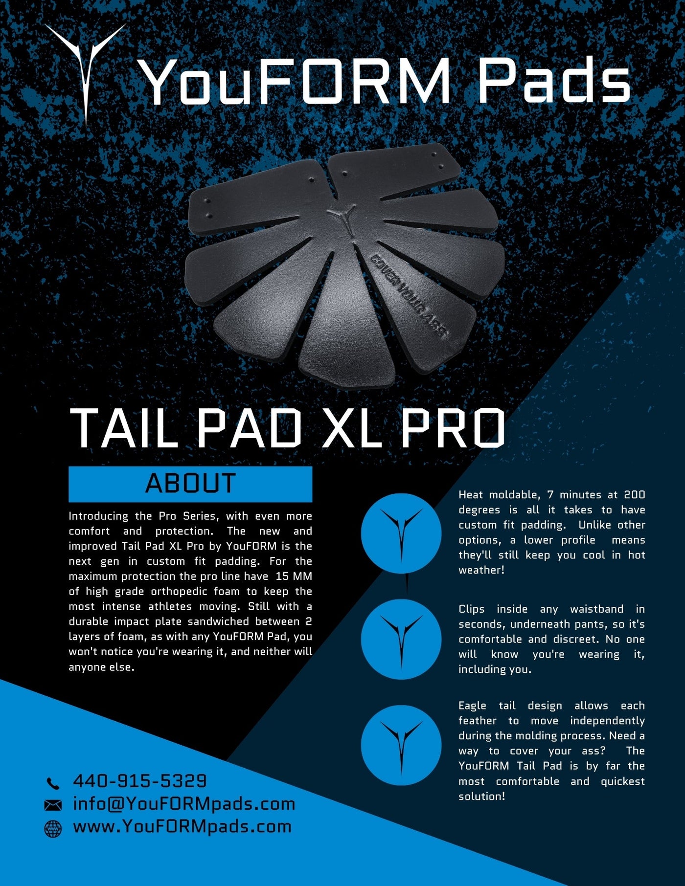 Tail Pad XL Pro by YouFORM