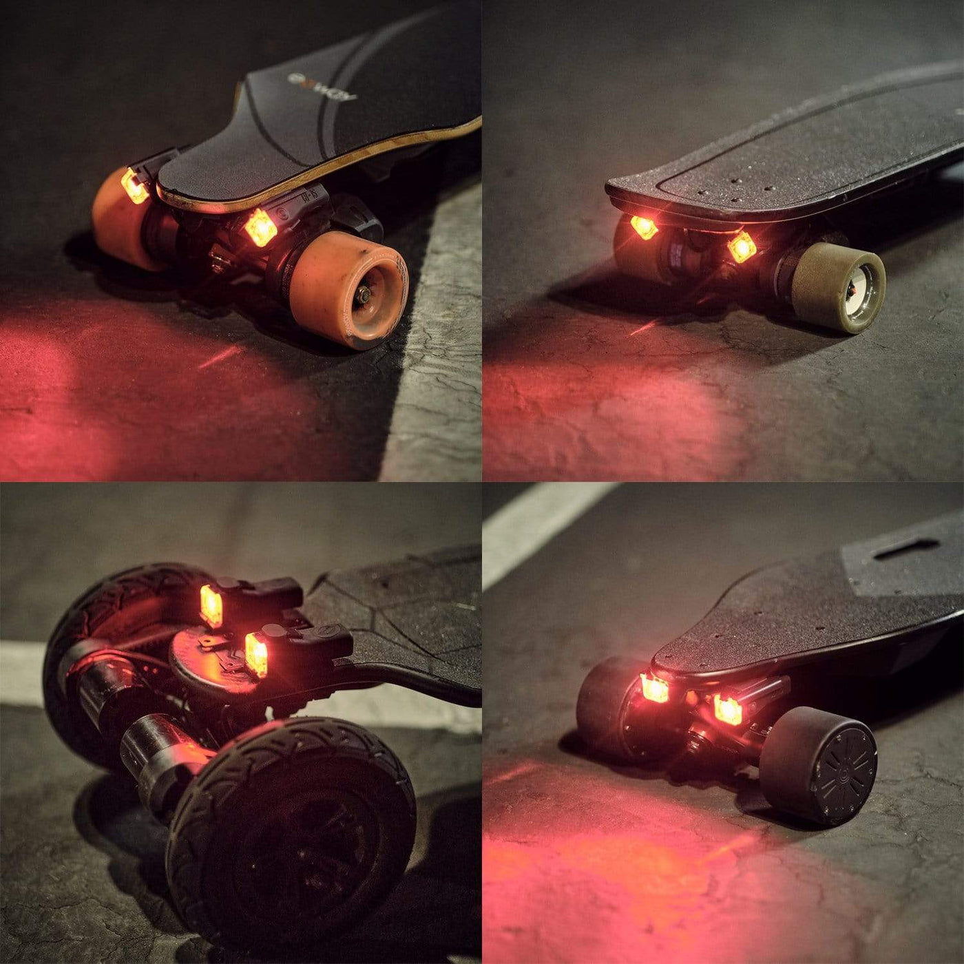 SL-300 Headlights & SL-R1 Rear Lights Skateboard Bundle by ShredLights