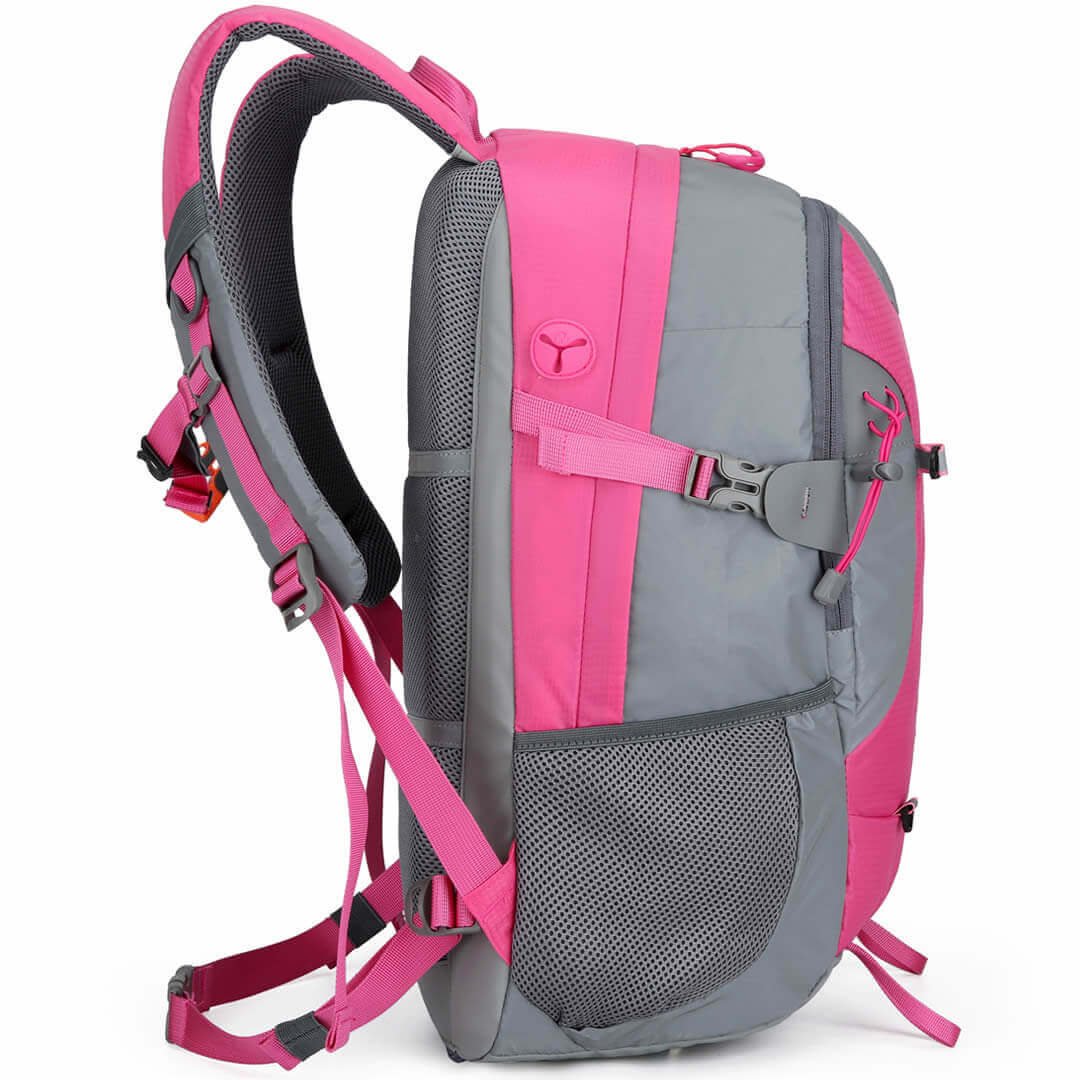 biking laptop backpack High Visibility Pink Reflective Commuter Bike Backpack |Riderbag Reflektor35