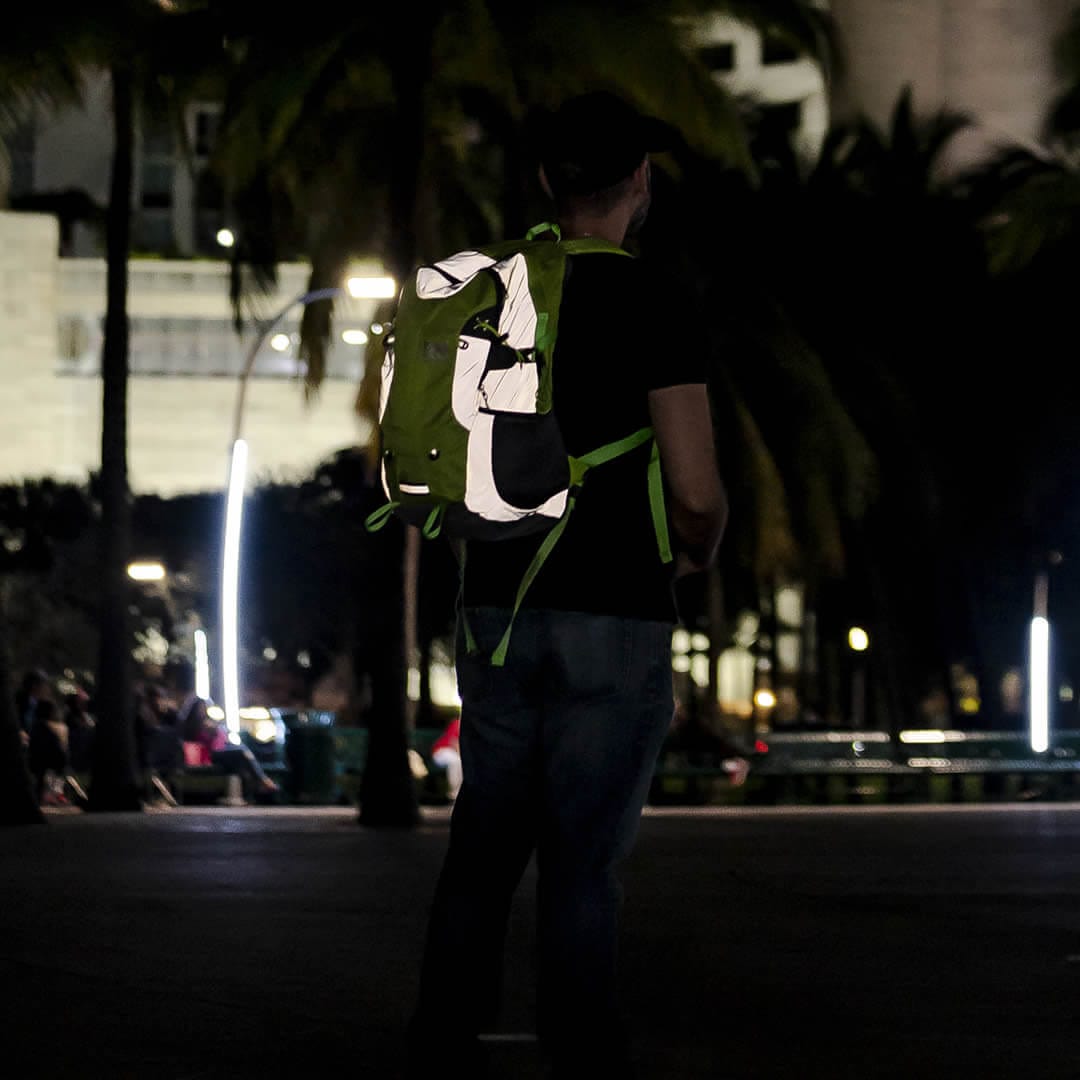 Hi Vis Reflective Commuter Bike Backpack | Riderbag Reflektor35