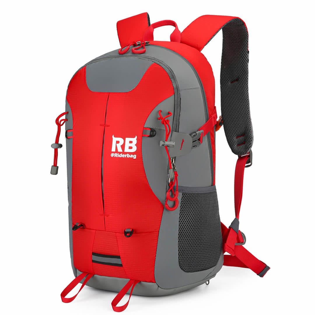 High Visibility Red Reflective Commuter Bike Backpack | Riderbag Reflektor35