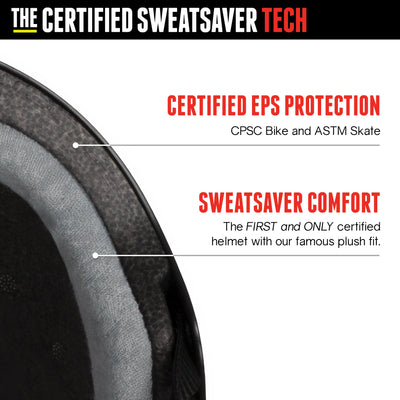 The Certified Sweatsaver Helmet by Triple 8